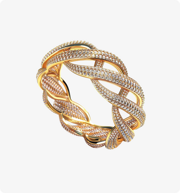 Bold Twist Braided Ring