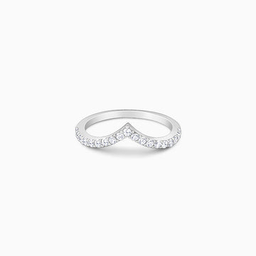 Diamond Crown Halo Ring